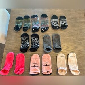 Lot of 8 Pure Barre Stick Socks